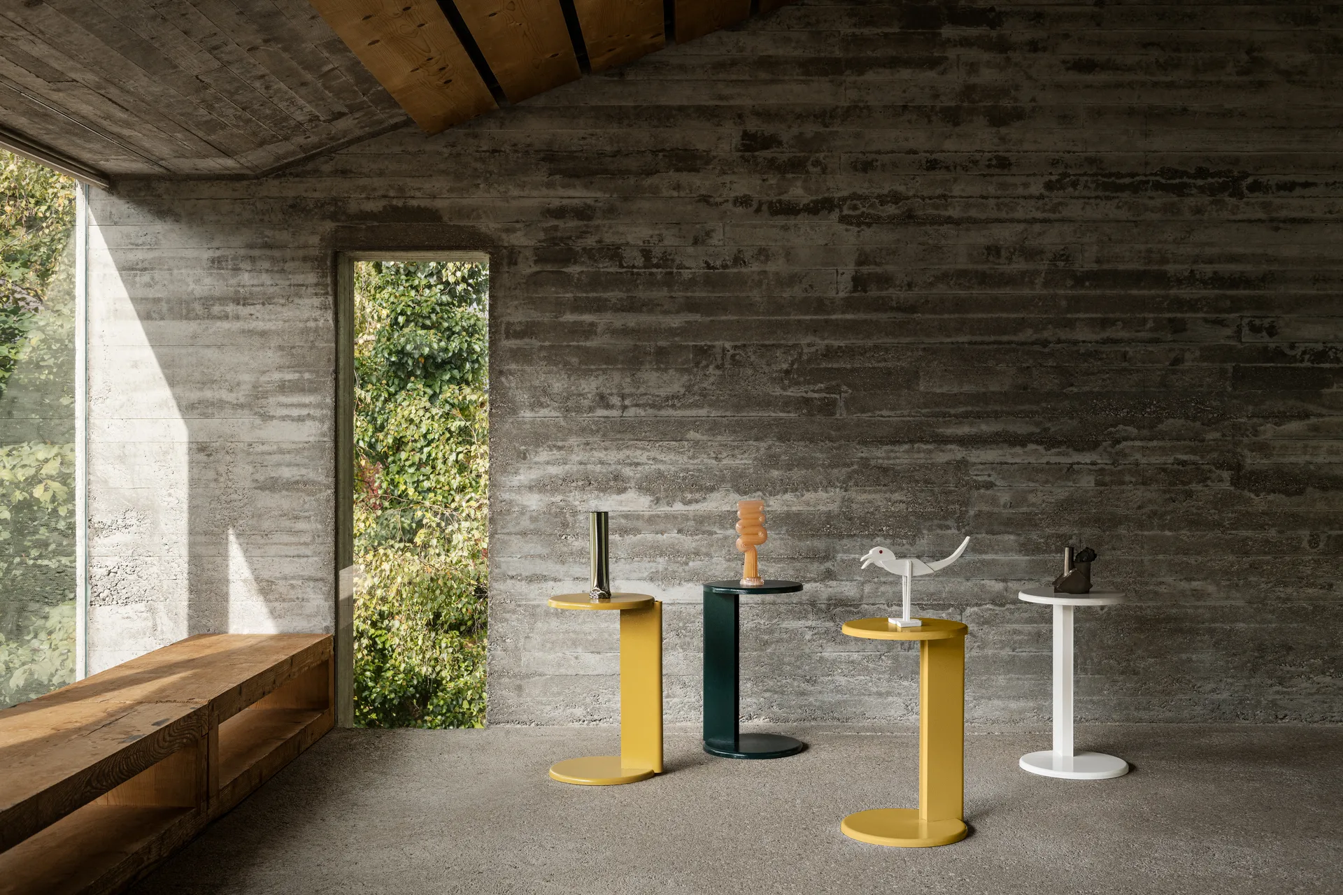 Lolly Beistelltisch 56 cm, Cream matte Hem