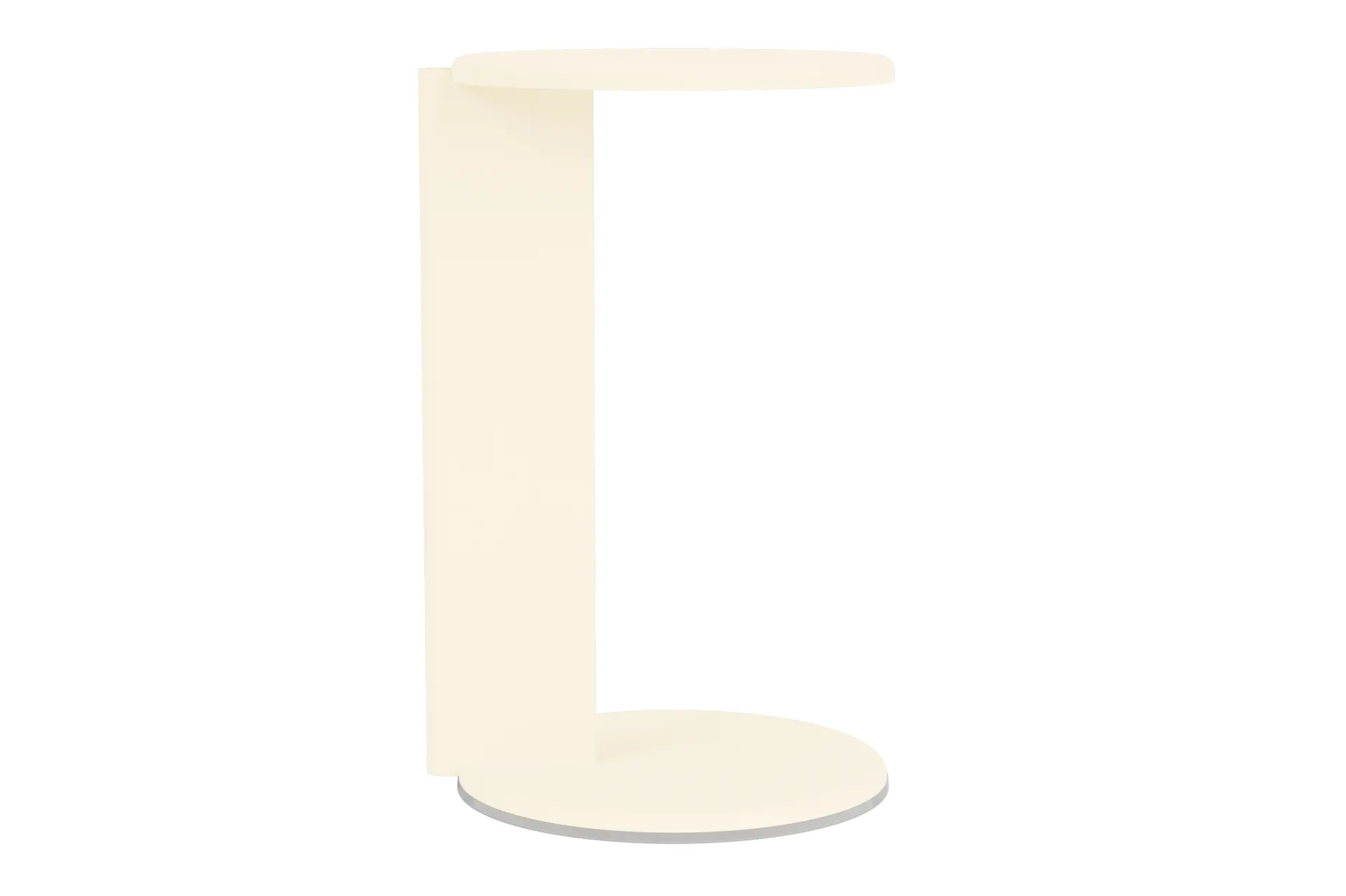 Lolly Beistelltisch 56 cm, Cream matte Hem