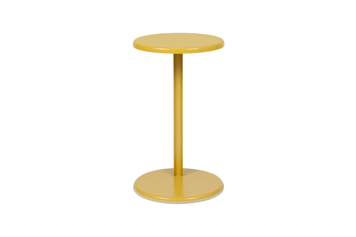 Lolly Beistelltisch 56 cm, Ochre yellow gloss Hem