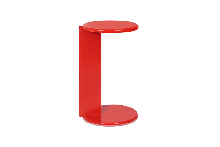 Lolly Beistelltisch 56 cm, Traffic red gloss Hem