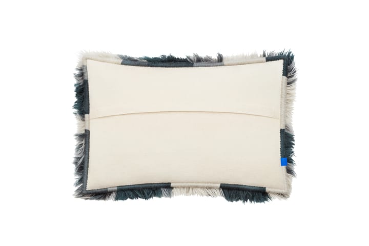 Monster Kissen Large 40x60 cm, Dark teal-off white Hem