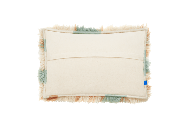 Monster Kissen Large 40x60 cm, Turquoise-peach Hem