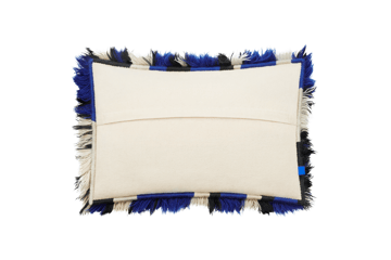 Monster Kissen Large 40x60 cm - Ultramarine blue-off white - Hem