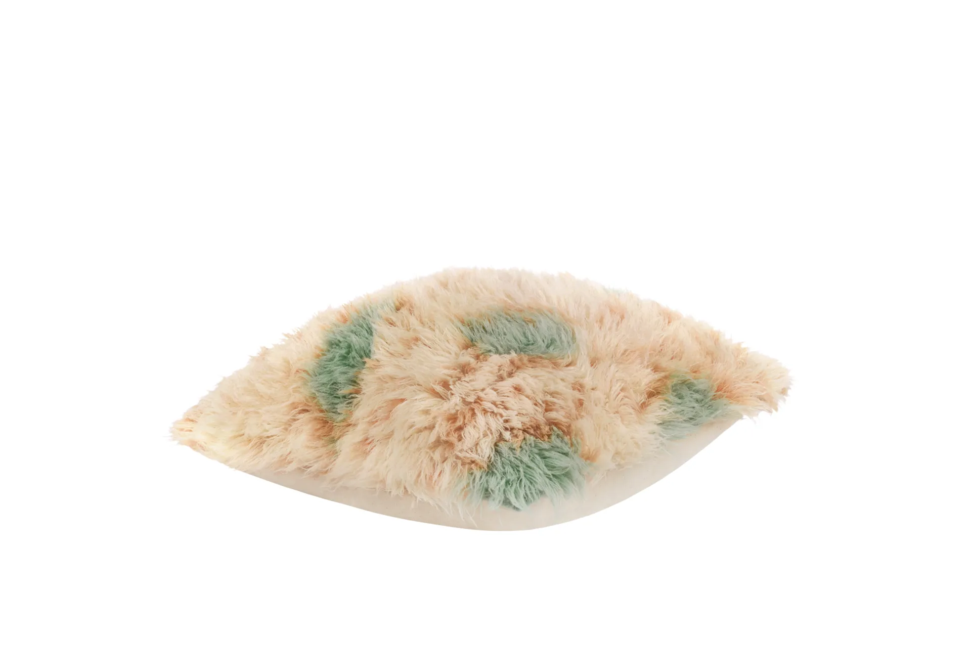 Monster Kissen Medium 50x50 cm, Turquoise-peach Hem