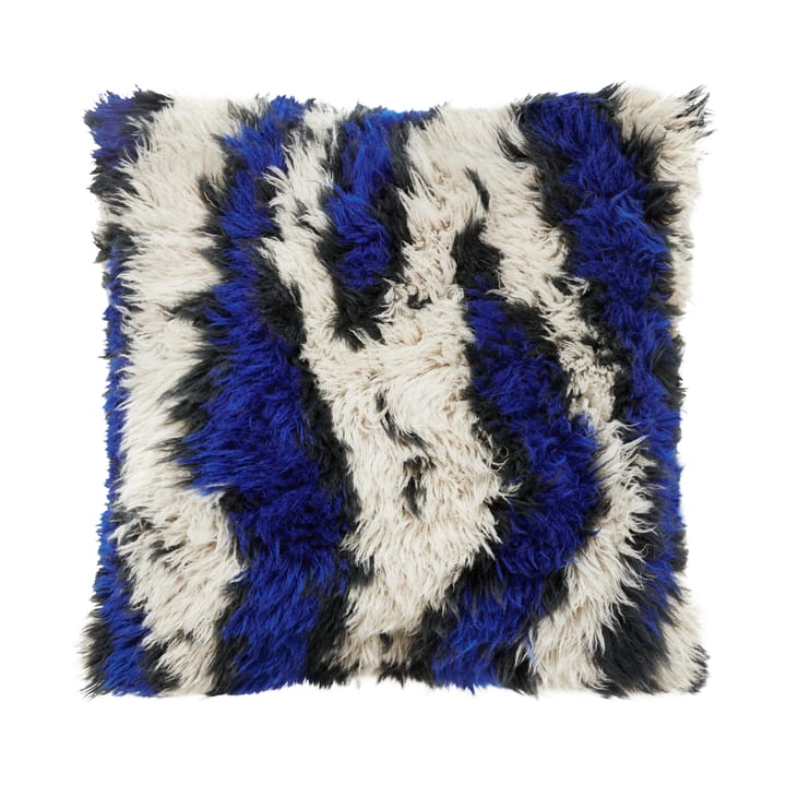 Monster Kissen Medium 50x50 cm - Ultramarine blue-off white - Hem