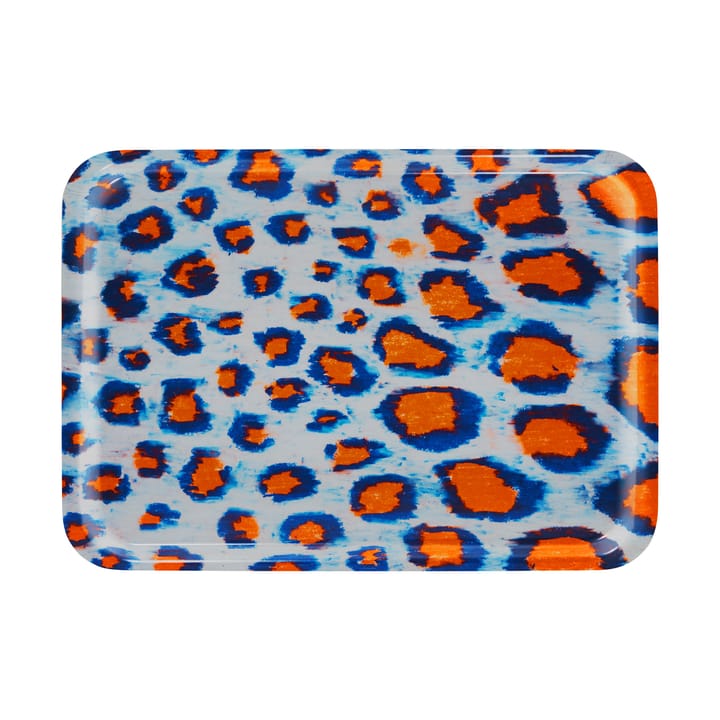 Monster Tablett Medium 37x53 cm - Coral-white-ultramarine blue - Hem
