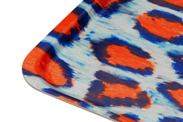 Monster Tablett Medium 37x53 cm - Coral-white-ultramarine blue - Hem