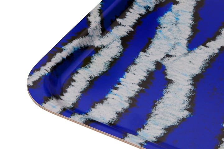 Monster Tablett Medium 37x53 cm, Ultramarine blue-white Hem