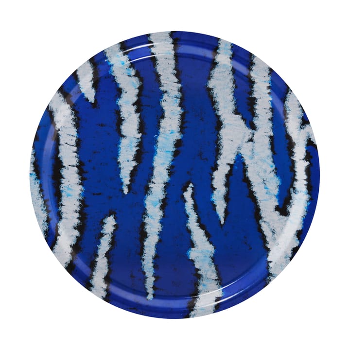 Monster Tablett Medium Ø49 cm - Ultramarine blue-white - Hem