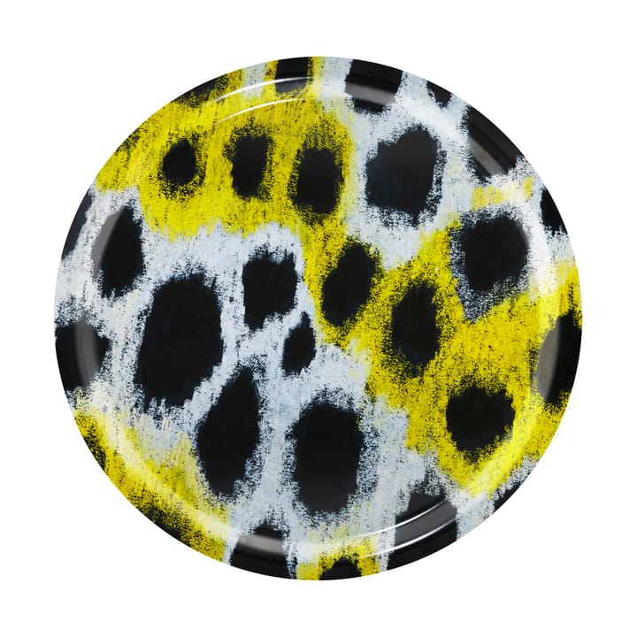 Monster Tablett Medium Ø49 cm - White-yellow-black - Hem