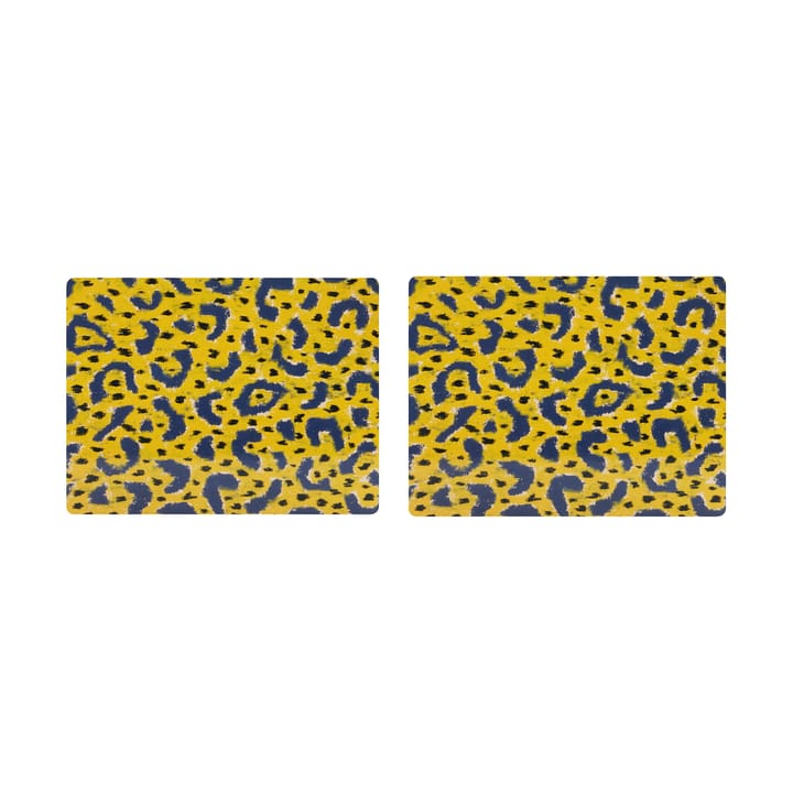 Monster Tischset 30x40 cm 2er-Pack - Ochre yellow-grey-black - Hem