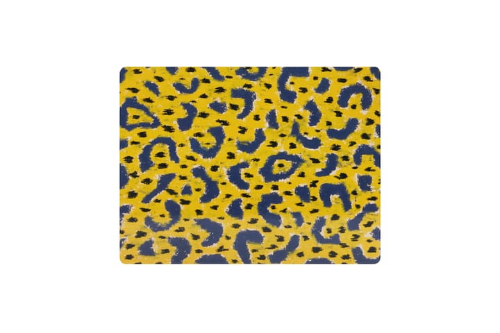 Monster Tischset 30x40 cm 2er-Pack, Ochre yellow-grey-black Hem