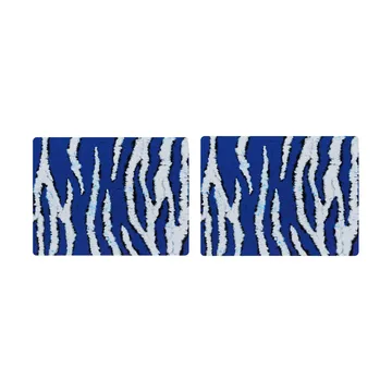 Monster Tischset 30x40 cm 2er-Pack - Ultramarine blue-white - Hem