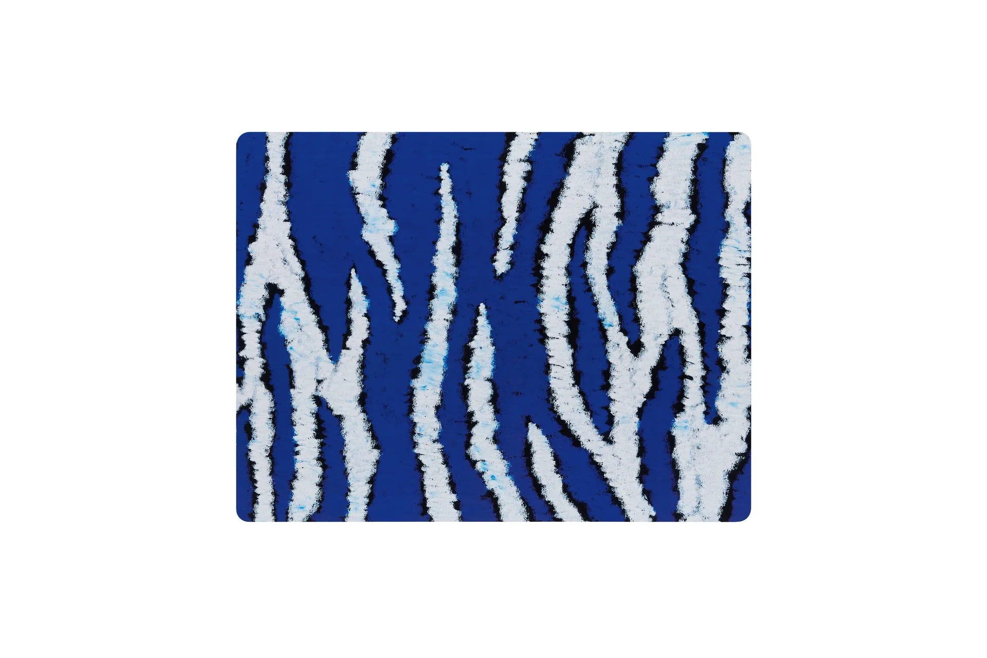 Monster Tischset 30x40 cm 2er-Pack, Ultramarine blue-white Hem