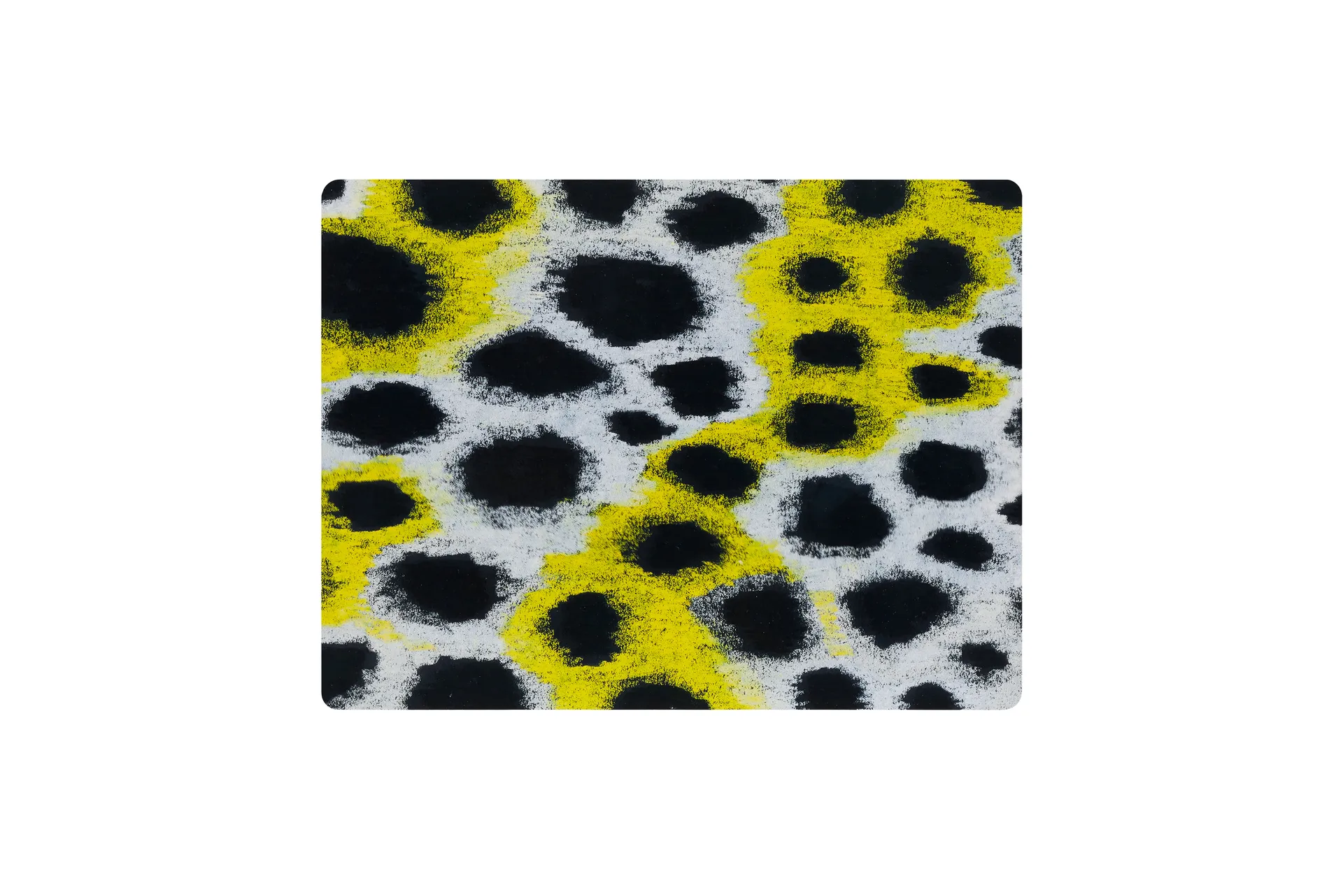 Monster Tischset 30x40 cm 2er-Pack, White-yellow-black Hem
