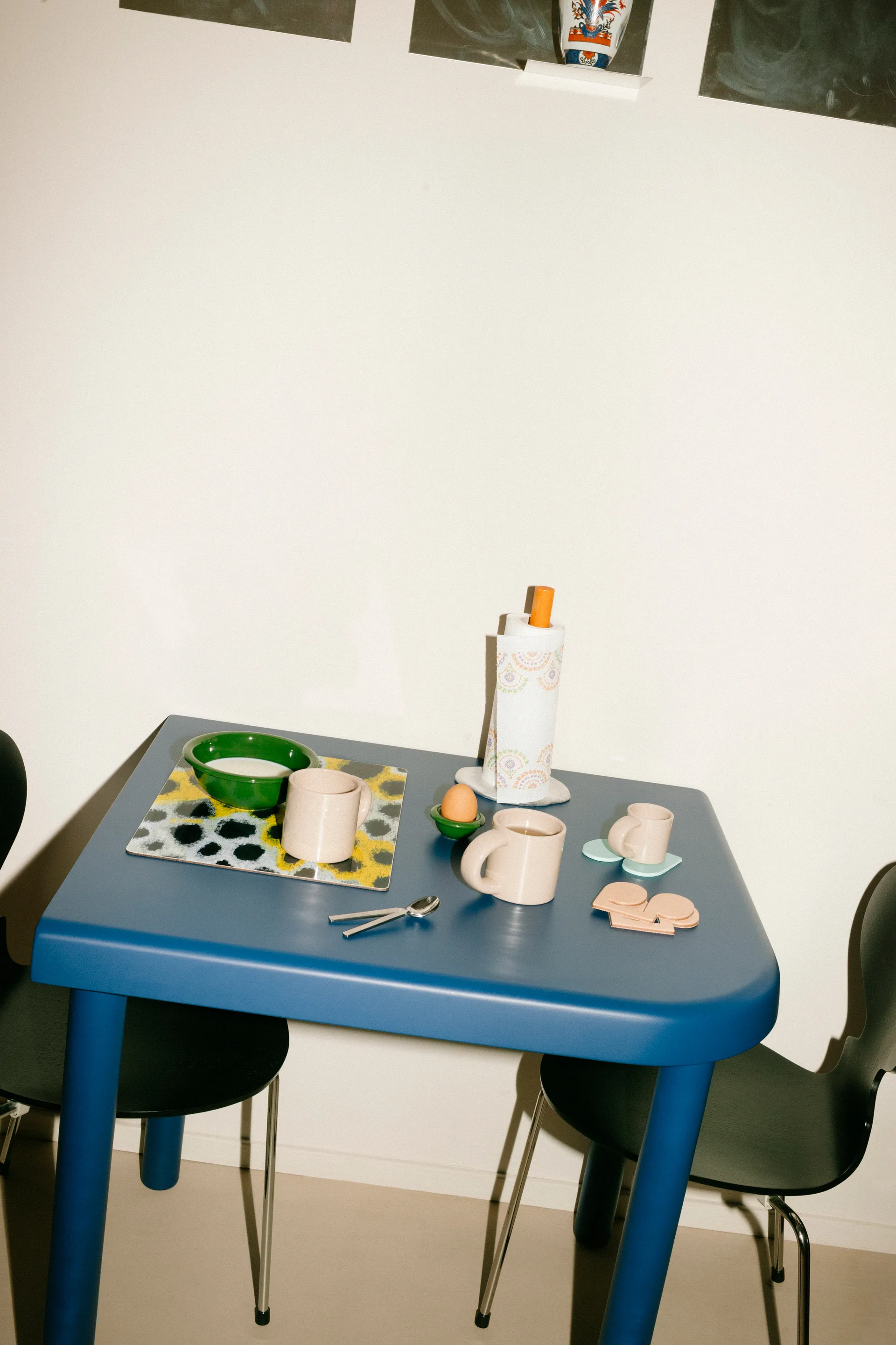 Monster Tischset 30x40 cm 2er-Pack, White-yellow-black Hem