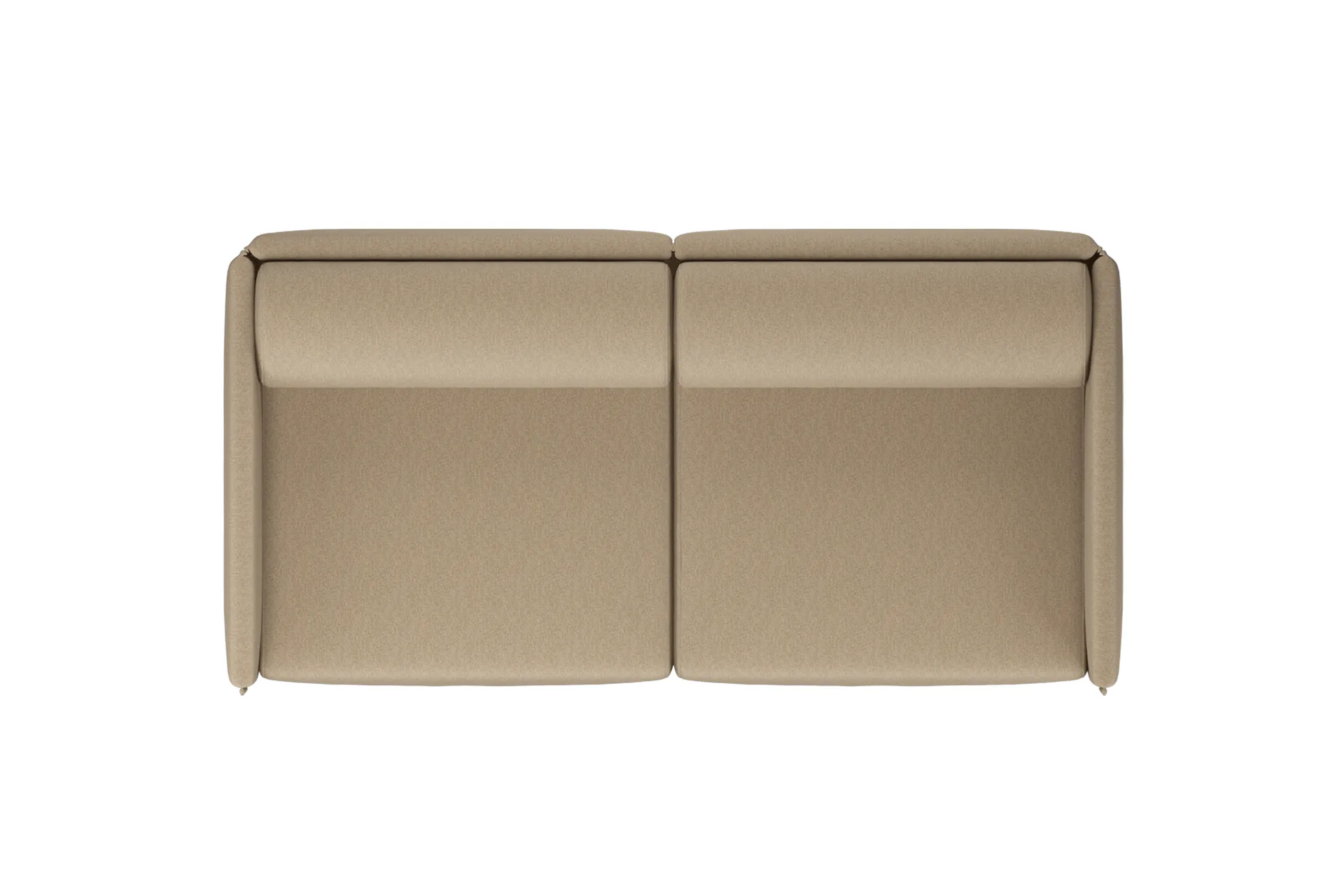 Palo Block 2-Sitzer Sofa Low 200 cm, Beige Hem