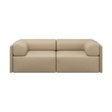 Palo Block 2-Sitzer Sofa med armstöd Low 200 cm - Beige - Hem