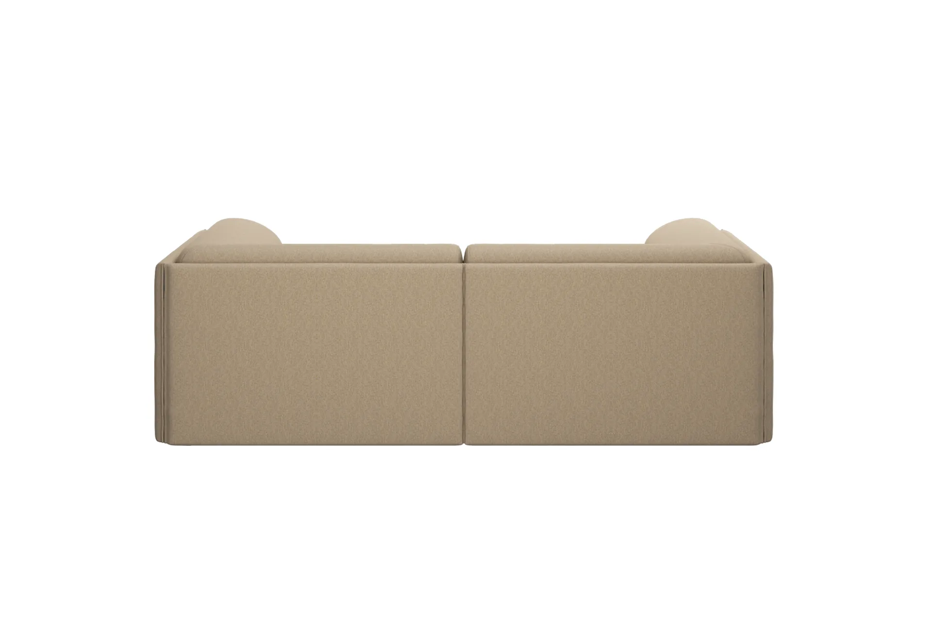 Palo Block 2-Sitzer Sofa med armstöd Low 200 cm, Beige Hem