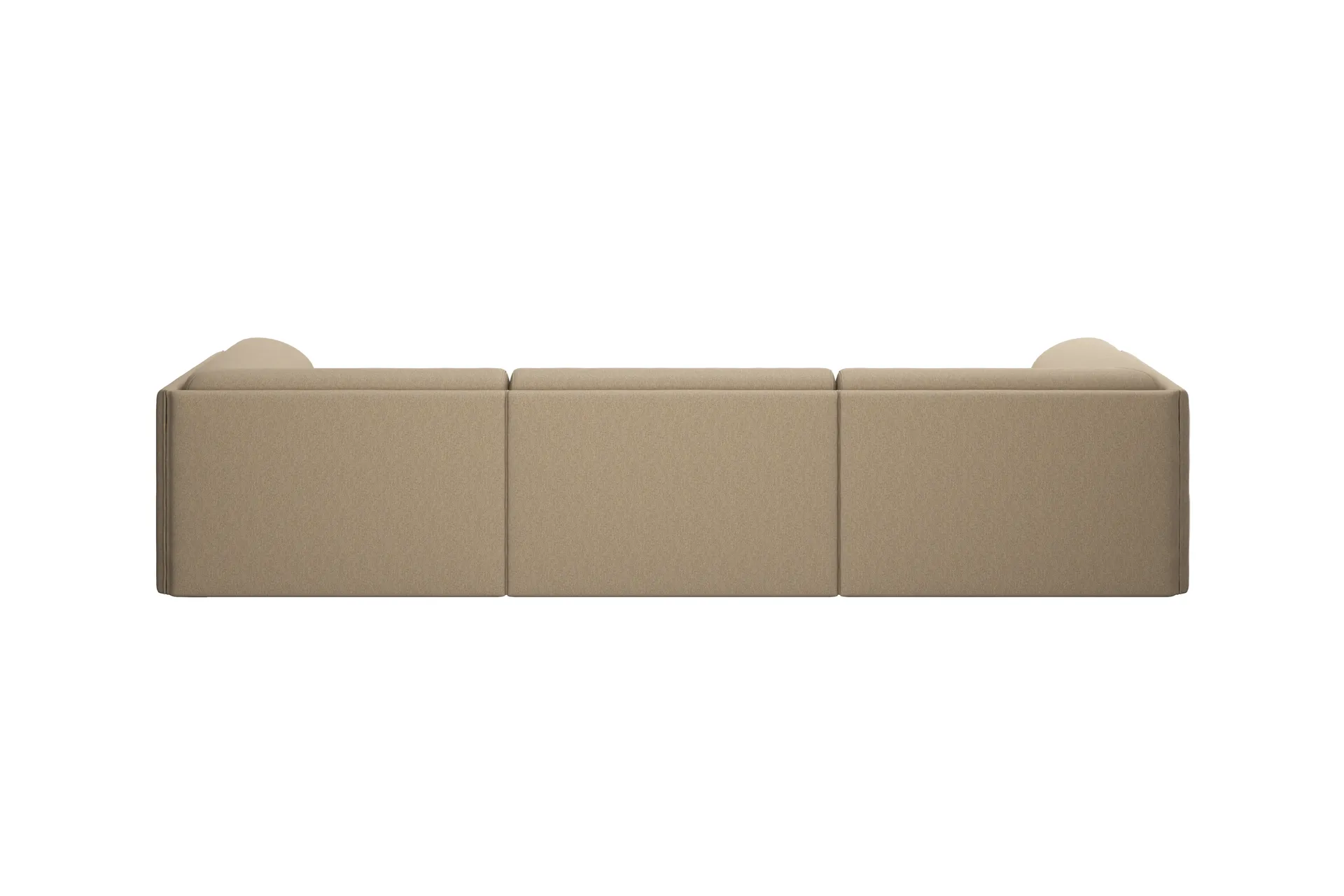 Palo Block 3-Sitzer Sofa med armstöd Low 295 cm, Beige Hem