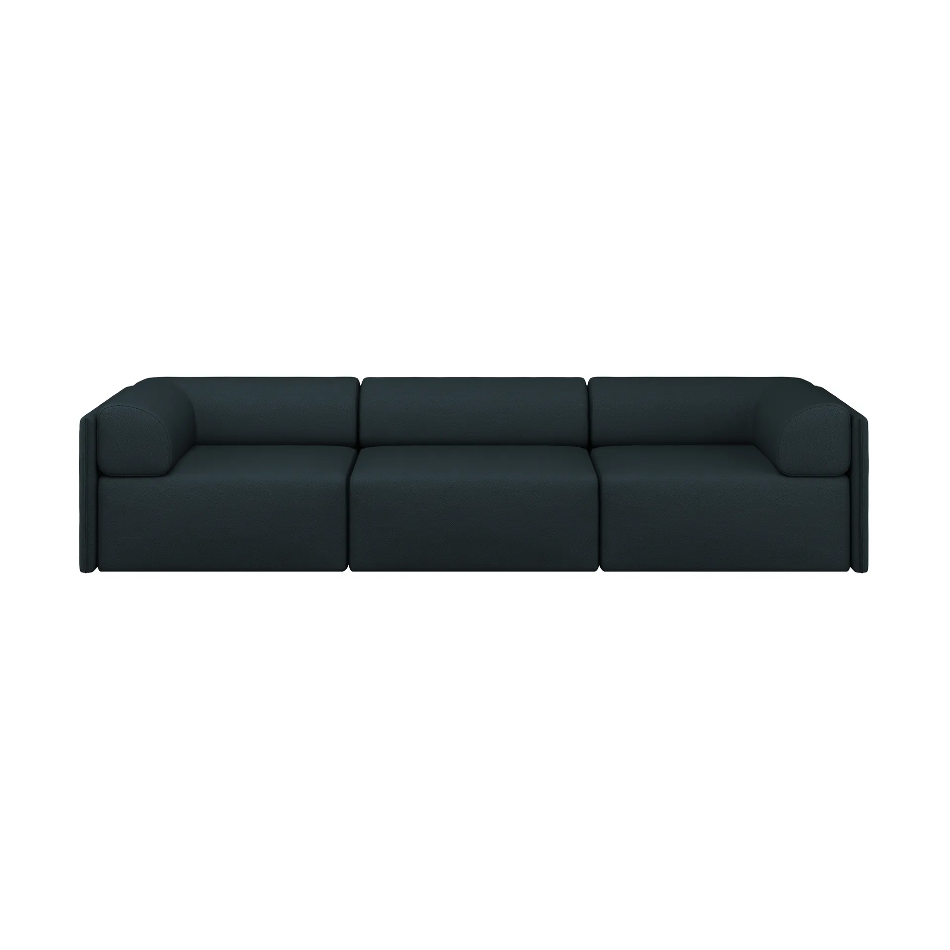 Palo Block 3-Sitzer Sofa med armstöd Low 295 cm, Pine Hem