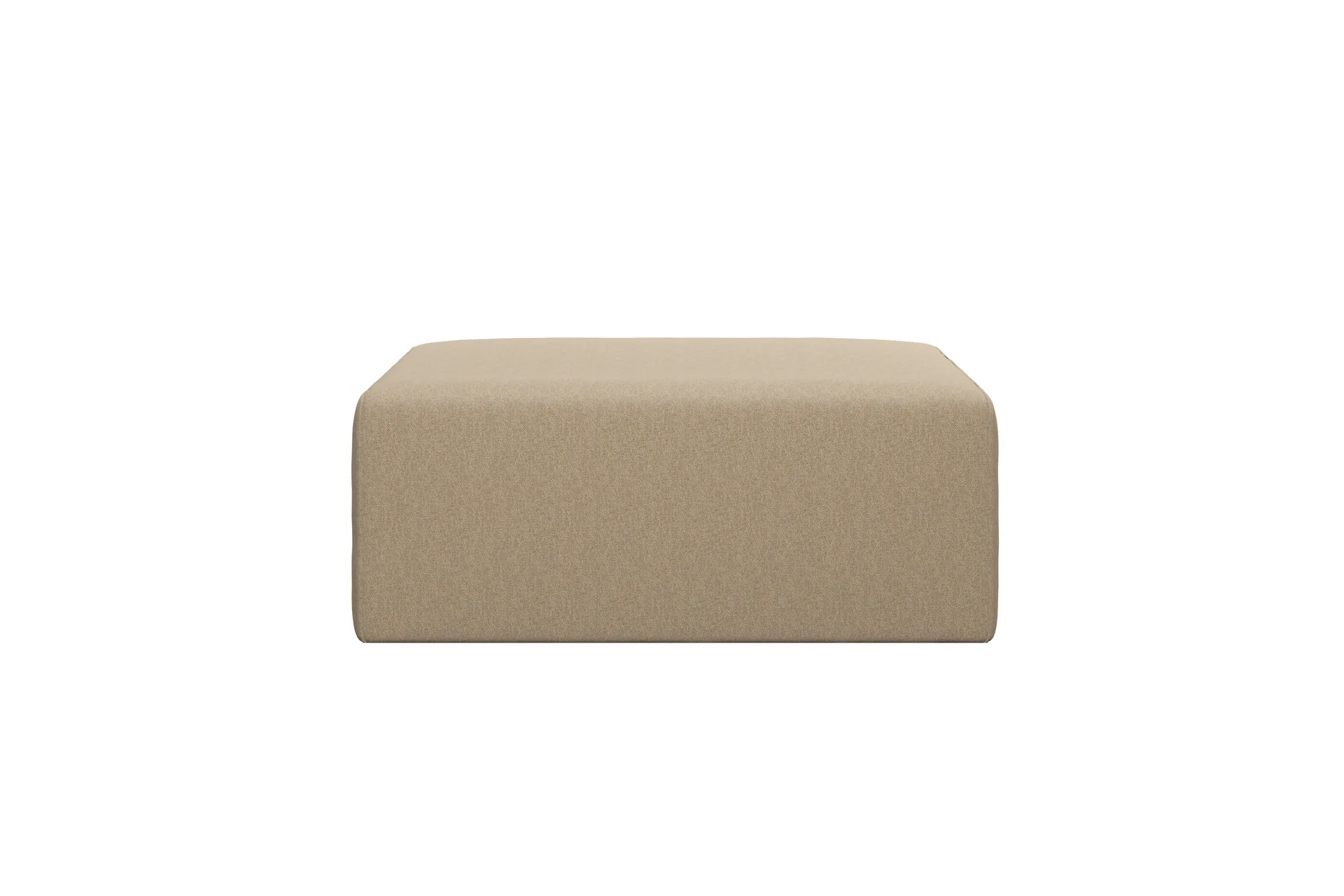 Palo Block Ottoman 95x95 cm, Beige Hem