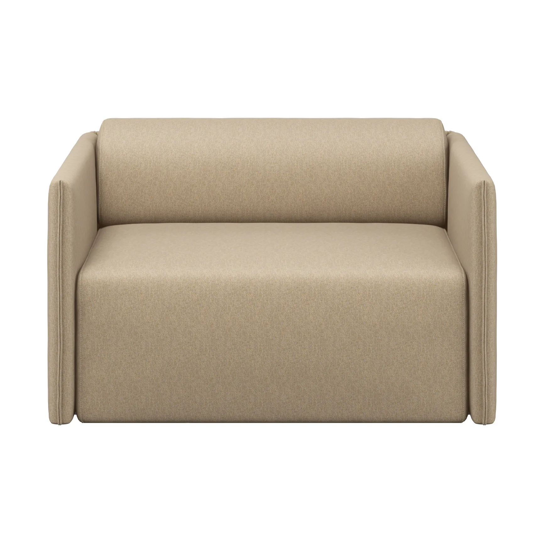 Palo Block Single-seater Sessel Low, Beige Hem