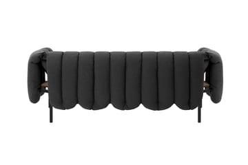 Puffy 2,5-Sitzer Sofa 205 cm - Anthracite-black grey - Hem