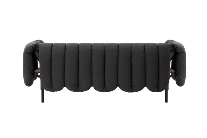 Puffy 2,5-Sitzer Sofa 205 cm, Anthracite-black grey Hem