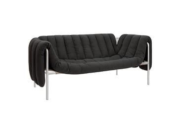 Puffy 2,5-Sitzer Sofa 205 cm - Anthracite-edelstahl - Hem