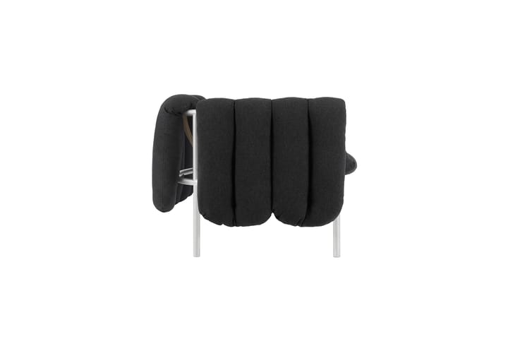Puffy 2,5-Sitzer Sofa 205 cm, Anthracite-edelstahl Hem