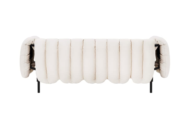 Puffy 2,5-Sitzer Sofa 205 cm, Natural-black grey Hem