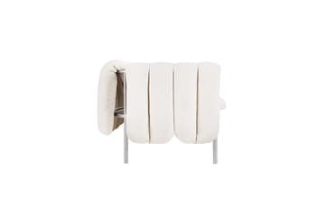 Puffy 2,5-Sitzer Sofa 205 cm - Natural-edelstahl - Hem