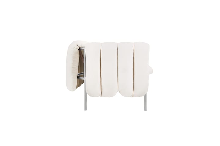 Puffy 2,5-Sitzer Sofa 205 cm, Natural-edelstahl Hem