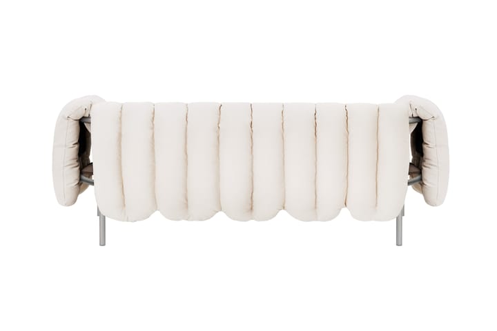 Puffy 2,5-Sitzer Sofa 205 cm, Natural-edelstahl Hem