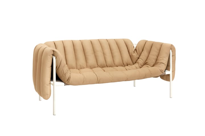 Puffy 2,5-Sitzer Sofa 205 cm, Sand leather-cream Hem