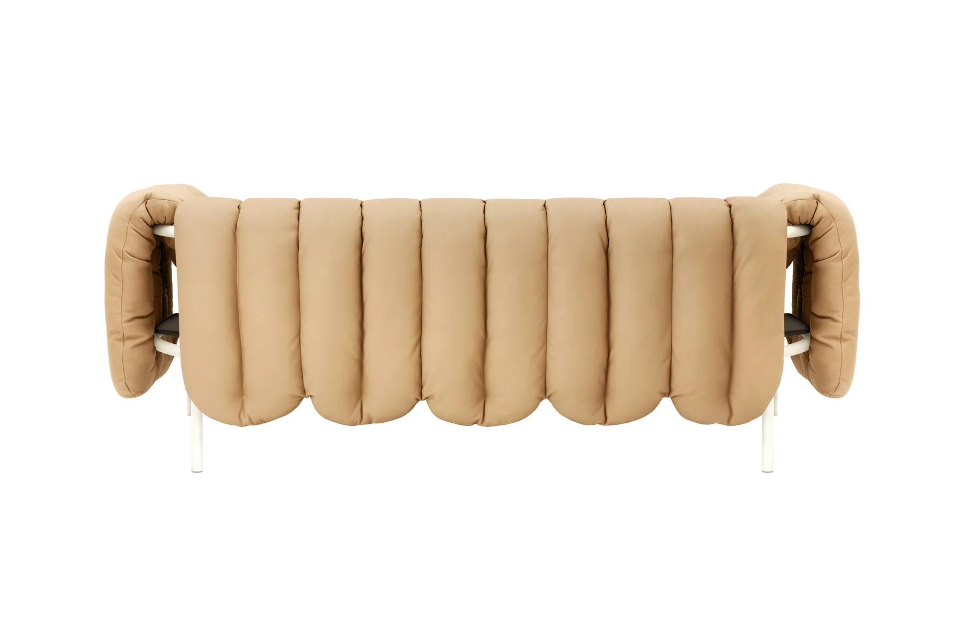 Puffy 2,5-Sitzer Sofa 205 cm, Sand leather-cream Hem