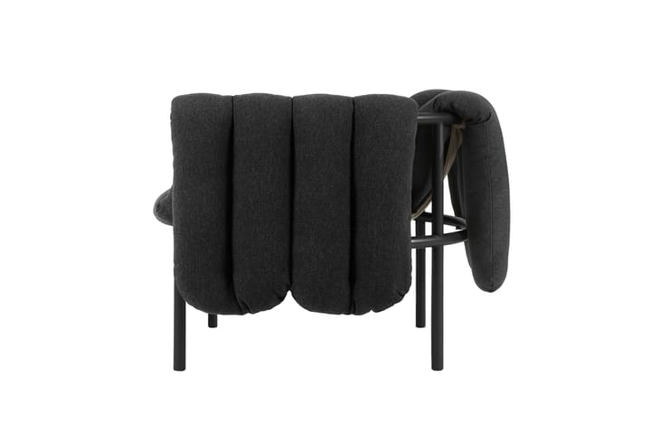 Puffy Loungesessel, Anthracite-black grey Hem