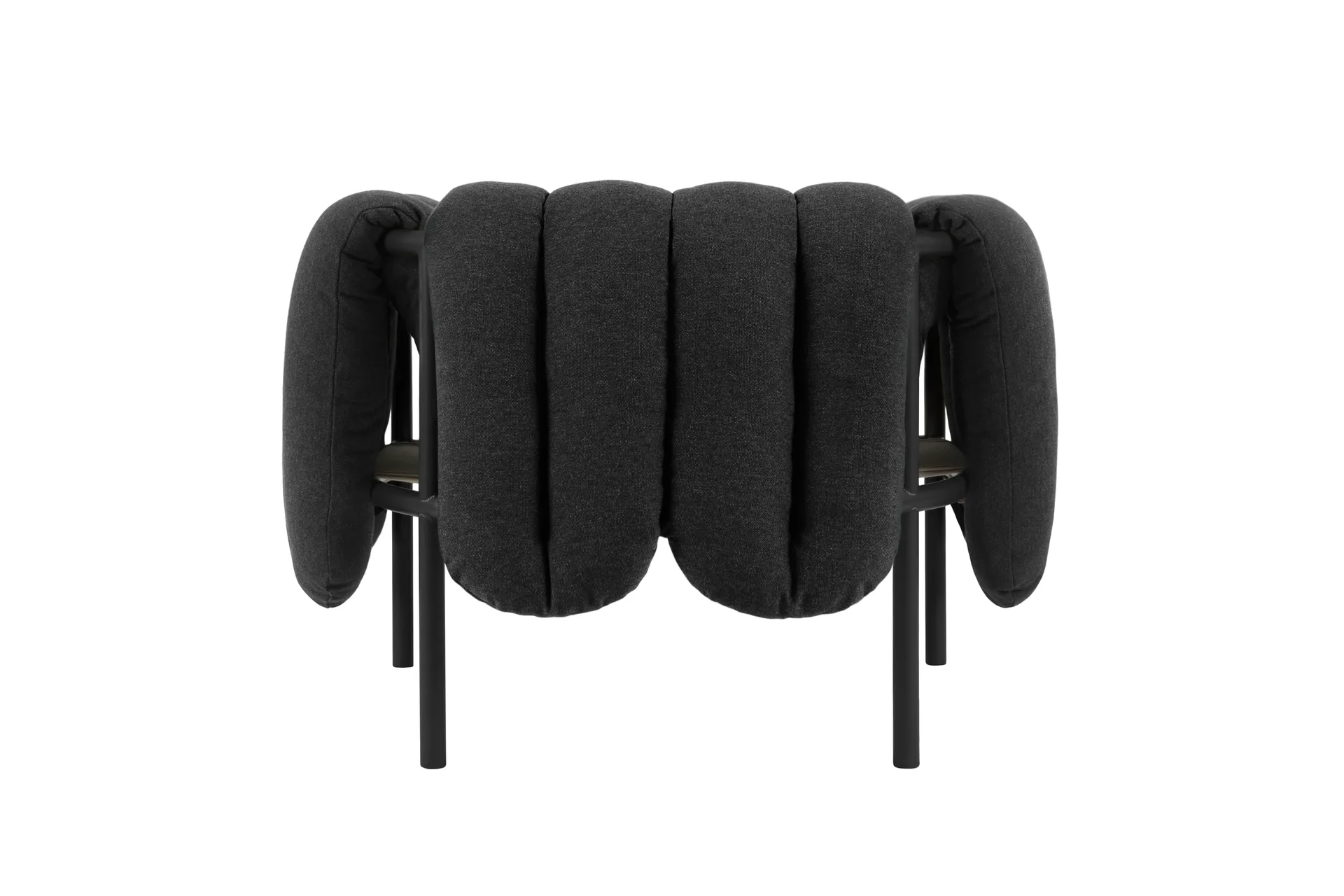 Puffy Loungesessel, Anthracite-black grey Hem