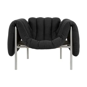 Puffy Loungesessel - Anthracite-edelstahl - Hem