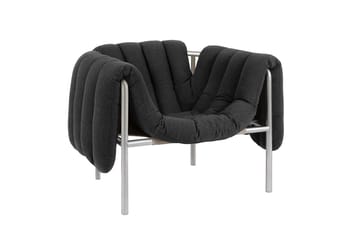 Puffy Loungesessel - Anthracite-edelstahl - Hem