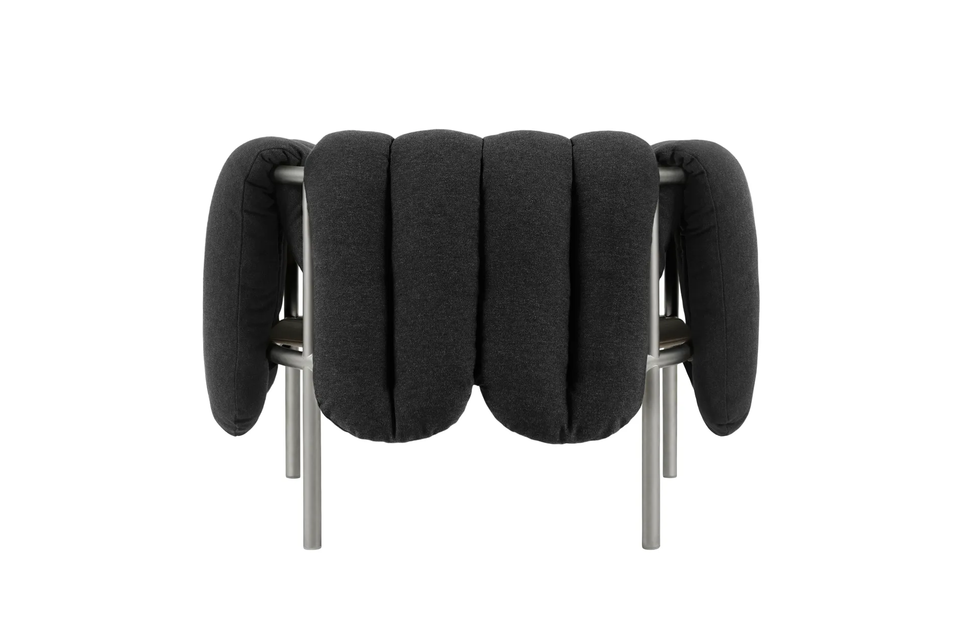 Puffy Loungesessel, Anthracite-edelstahl Hem