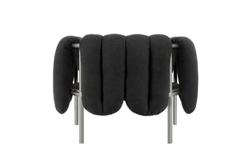 Puffy Loungesessel - Anthracite-edelstahl - Hem