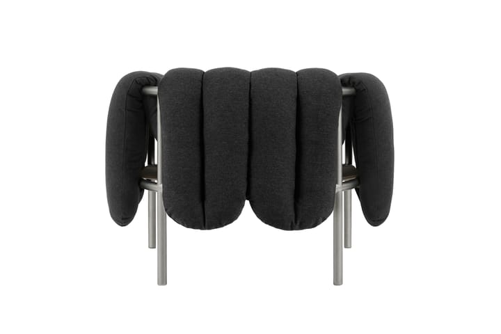 Puffy Loungesessel, Anthracite-edelstahl Hem