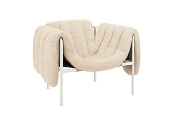 Puffy Loungesessel - Eggshell-cream - Hem