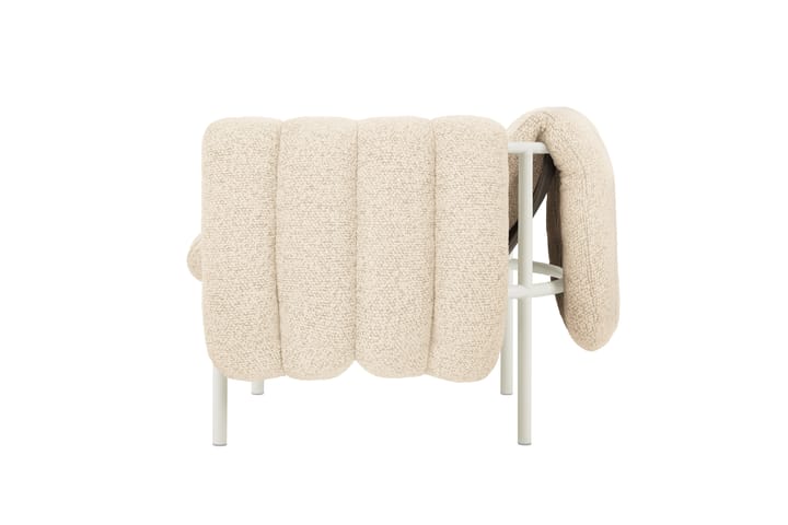 Puffy Loungesessel, Eggshell-cream Hem