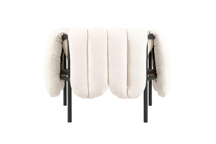 Puffy Loungesessel, Natural-black grey Hem