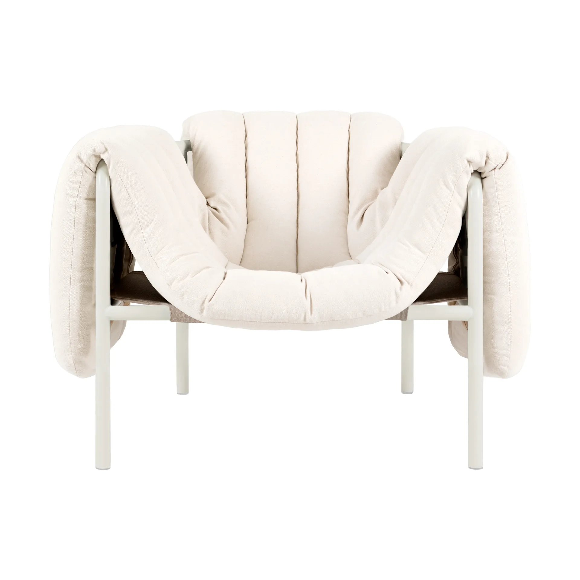 Puffy Loungesessel, Natural-cream Hem