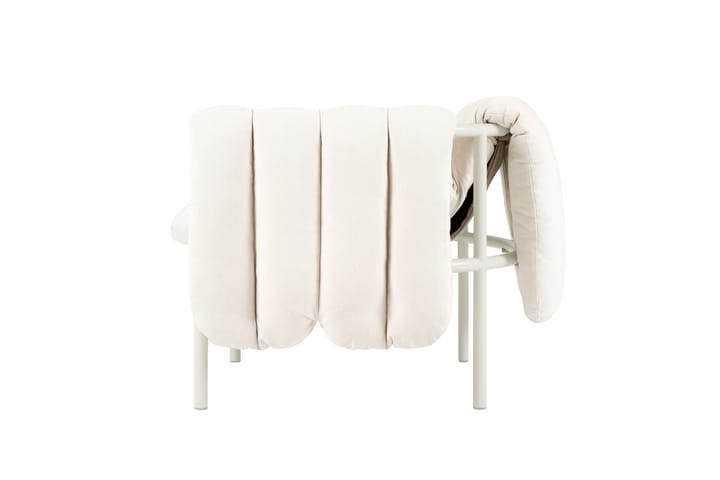 Puffy Loungesessel, Natural-cream Hem