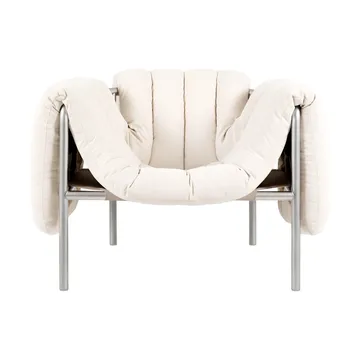 Puffy Loungesessel - Natural-edelstahl - Hem